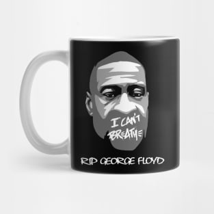 black lives master i cant breathe rip george floyd Mug